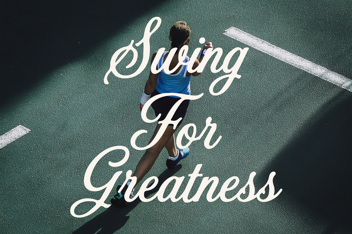 Strimbey Retro Serif Script Font Duo, a Script Font by Maulana Creative (Photo 5 of 7)