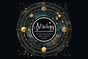 Astrology Cosmic Adventure, a Texture Graphic by Fun Digital (Thumbnail 1 of 4)