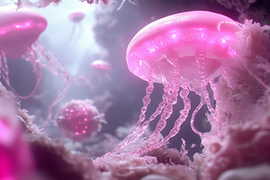 Futuristic digital illustration of g, a Photo by Dvoevnore photos