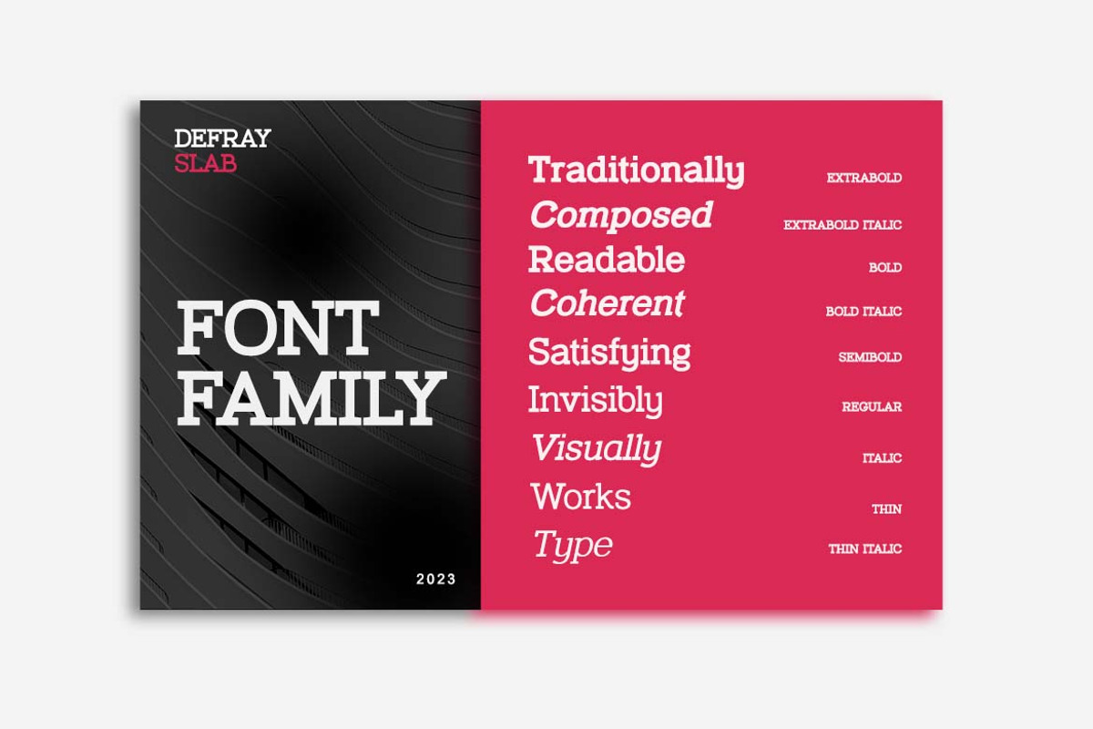 Defray Slab Font Family, a Slab Serif Font by UICreative (Photo 8 of 13)