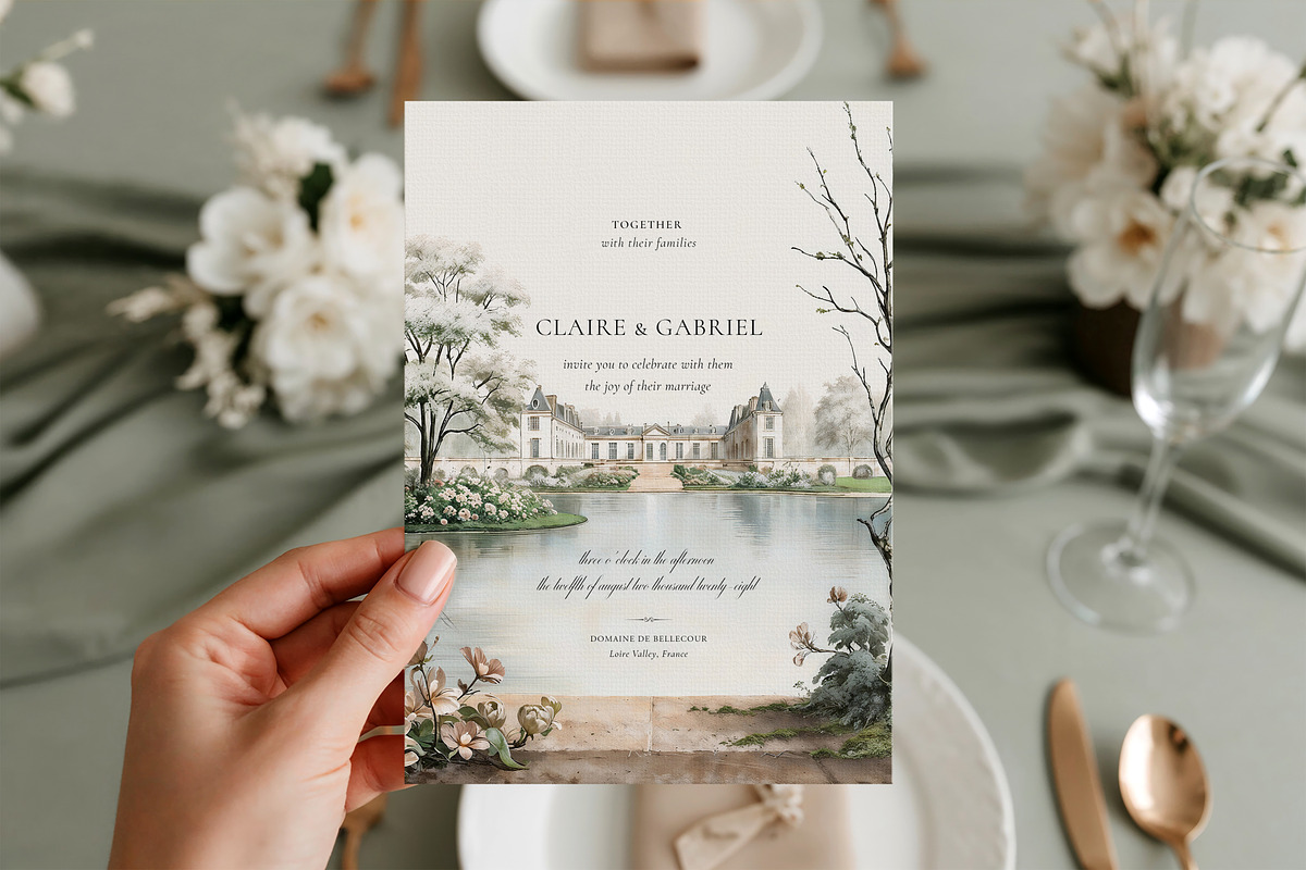 Timeless Garden | Wedding Invitation, a Print Template by by creative paper (Photo 4 of 6)