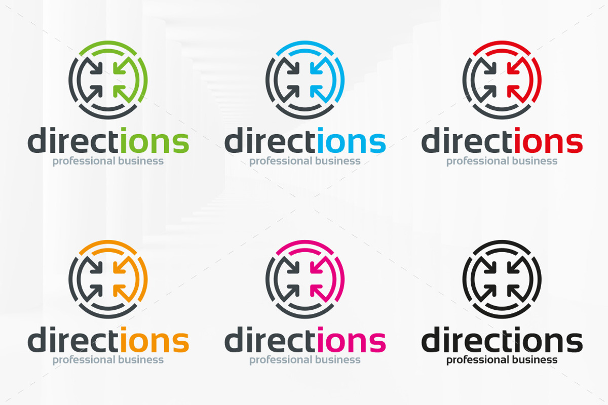 Directions Logo Template, a Branding & Logo Template by LOGOMAGINE