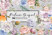 FLOWER PERFUME BOUQUET, a Graphic by AJDA ART (Thumbnail 1 of 5)