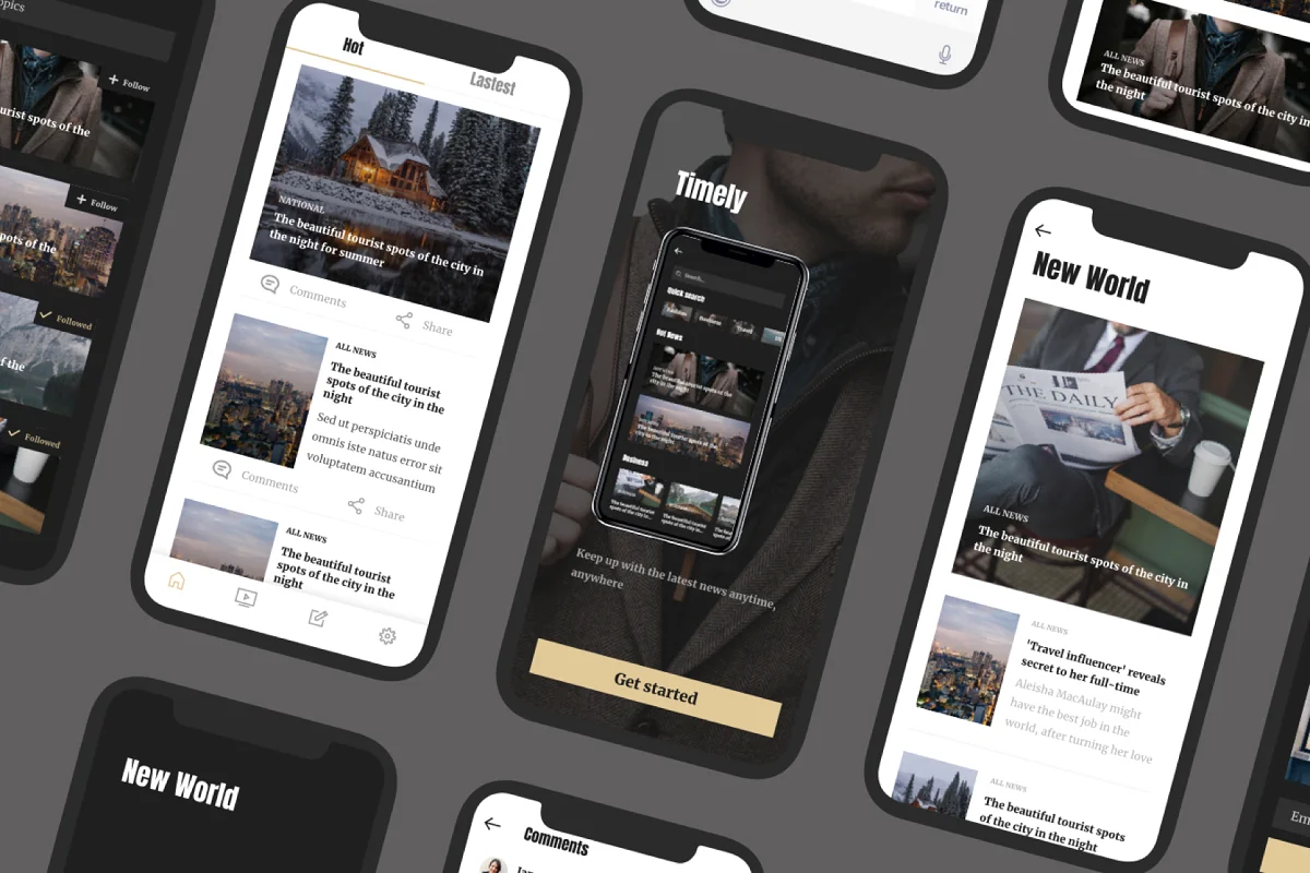 Caily News - Magazine & News App, an App Template by Capi Product (Photo 6 of 6)