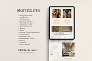 Wellness Spa Canva Website Template, a Landing Page Template by HAYAG Creatives (Thumbnail 5 of 8)
