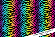Rainbow Animal Print Digital Paper, a Pattern Graphic by Chromolume Studio (Thumbnail 12 of 39)