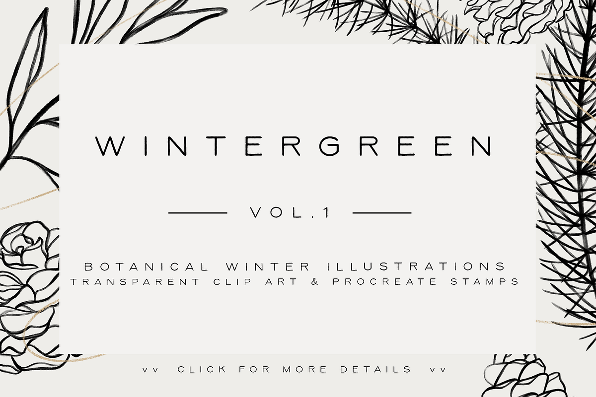 Wintergreen Design Set, a Brush Add-On by SorrDesign (Photo 1 of 3)