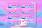 74x Ocean Pixel Panels for Twitch, an Illustration by Custom Fonts & Patterns (Thumbnail 7 of 7)