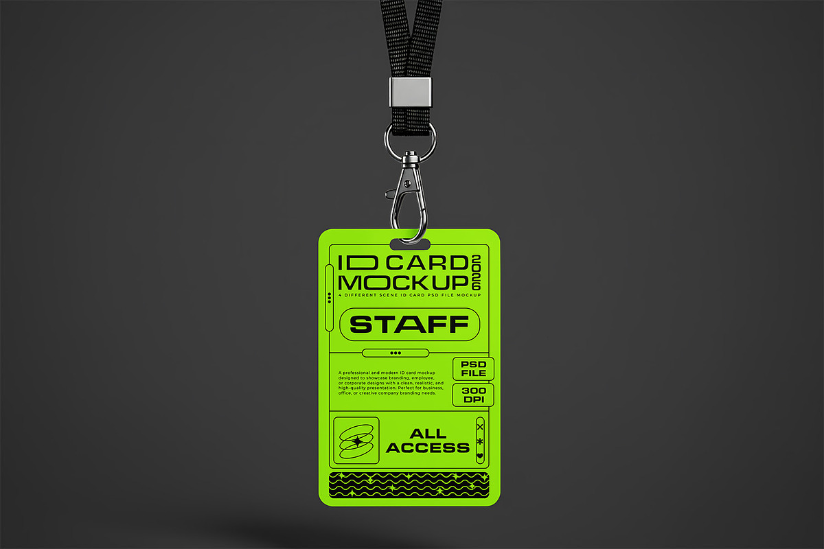 ID Card Mockup, a Product Mockup by Nathatype (Photo 8 of 9)