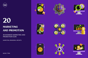 3D Business Marketing & Promotion, an Object 3D Model by SLAB! Design