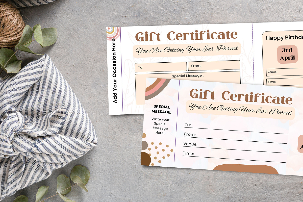 Editable Floral Gift Certificate, a Templates & Theme by Snapybiz (Photo 7 of 10)