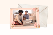 Christmas GREETING CARD CANVA TEMPLA, a Card Template by The Little Lily Studio (Thumbnail 2 of 5)