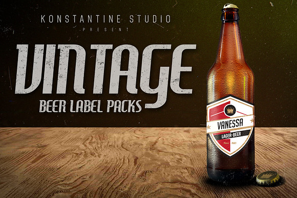 Vintage Beer Labels Pack