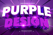 Purple Theme Editable Text Effect, a Layer Style Add-On by Niestart Creation (Thumbnail 2 of 2)