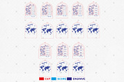 Personalized Travel Ornament SVG, a Pattern Graphic by Lasercutiny (Thumbnail 2 of 2)
