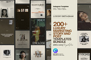 Instagram Story & Post, a Social Media Template by Pixel Grid (Thumbnail 1 of 9)