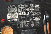 FREE! Trifold + Burger Menu Template, a Brochure Template by BarcelonaShop (Thumbnail 2 of 4)