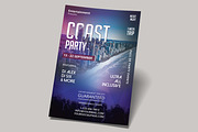 Coast Party PSD Flyer Template, a Flyer Template by Naim Selmani (Thumbnail 2 of 3)