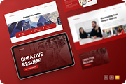 Modern Creative Resume Google Slides, a Presentation Template by Annora Studio (Thumbnail 1 of 5)