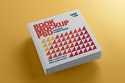 Square Book Hardcover Mockup Set, a Print Template by Deeplab (Thumbnail 18 of 20)