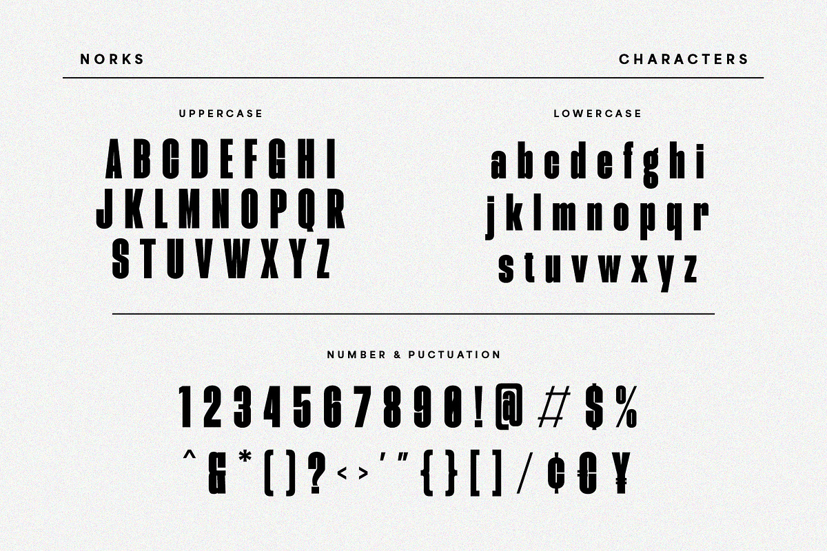 Norks - Bold & Minimalist Sans, a Sans Serif Font by Almeera Std (Photo 4 of 6)