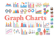Graph Chart Vector Icons – Flat Data, an Icon by Vector Portal (Thumbnail 1 of 2)