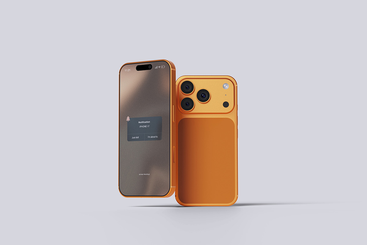 iPhone 17 Pro Max Mockup, an iPhone Mockup by Creative_A23 (Photo 3 of 4)