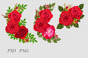 Collection of red roses, an Illustration by SokolovaSv (Thumbnail 3 of 4)