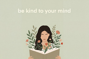 Mental health awareness illustration, a Decorative Illustration by Virgo Studio