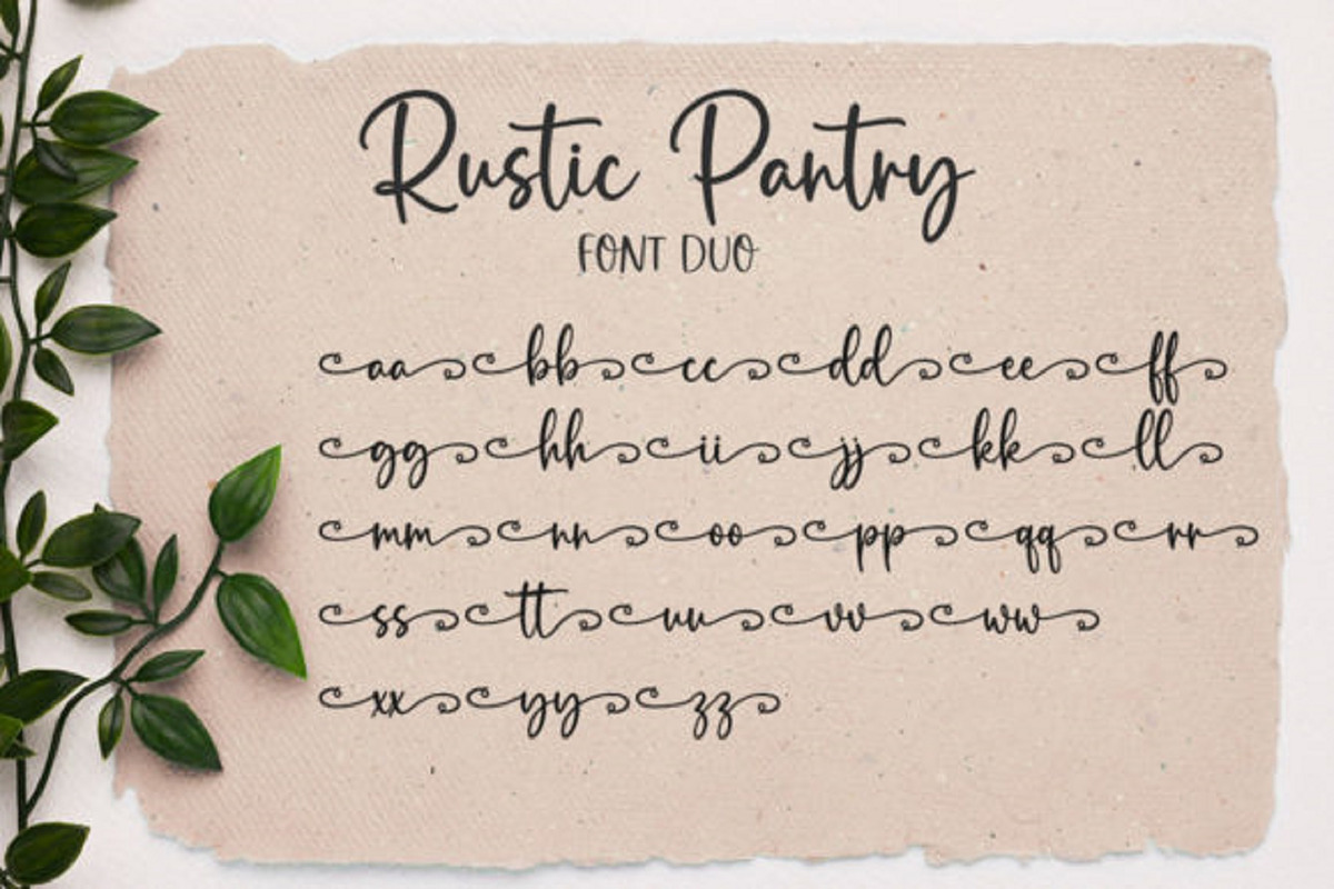 Rustic Pantry Font, a Script Font by QualityGraphics (Photo 10 of 10)