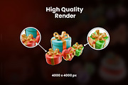 Christmas 3D Icon Pack, an Object Graphic by Artnivora.Std (Thumbnail 2 of 4)