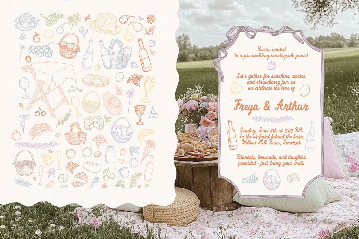 Village Romance - Whimsical Graphics, an Object Graphic by AnMark (Photo 3 of 16)