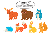 Forest animals for kids, an Animal Illustration by cutelevindesign (Thumbnail 8 of 10)
