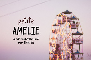 Petite Amelie, handwritten font