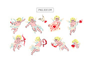 Valentine's Day Patterns and Png Set, a Pattern Graphic by Nansirins Studio (Thumbnail 6 of 7)