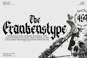The Frankenstype - Blackletter