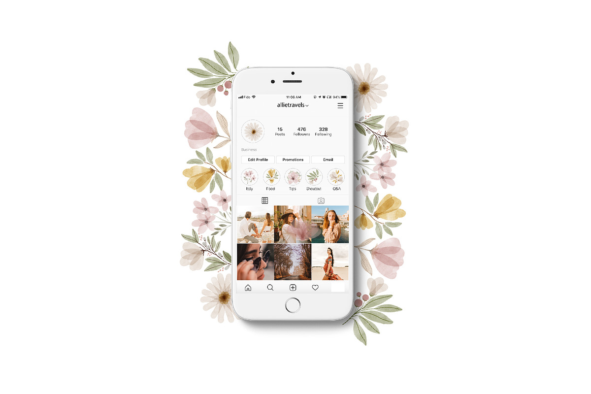 64 instagram highlight icon bundle, a Work Illustration by beatriceviyiwi (Photo 3 of 8)