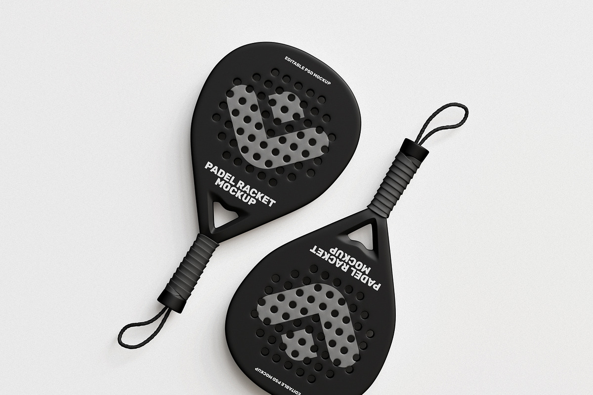 Padel Racket Mockup, a Merchandise Mockup by Brand Earth (Photo 3 of 4)