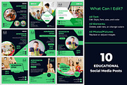 School Editable Instagram Post, a Social Media Template by Mohammad Sarfaraz (Thumbnail 3 of 5)