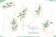Mellow Greenery. Watercolor and Gold, a Decorative Illustration by Tinydew (Thumbnail 11 of 14)