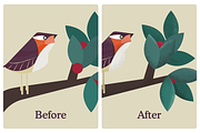 Ophelia Grain Vector Brushes, a Brush Add-On by Craftrick (Thumbnail 6 of 7)