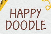 Handwritten Font – Happy Doodle, a Handwritten Font by ZoloDesignHub (Thumbnail 8 of 8)