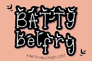 Batty Belfry Halloween Bats Font, a Serif Font by Dancing with Ink (Thumbnail 1 of 24)