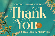 Dudga Baloval Elegant Serif Font, a Serif Font by timelesstype.co (Thumbnail 20 of 20)