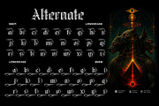 Magic Round Typeface, a Blackletter Font by alit design (Thumbnail 15 of 18)