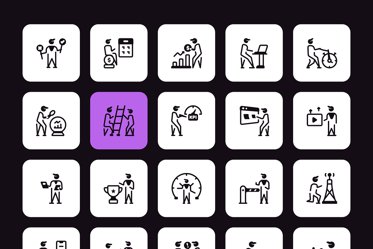 250 Work and Services Icon Set, an Outline Icon by Prosymbols (Photo 12 of 12)