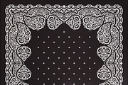 Bandanna print design set (vector), a Pattern Graphic by Bakhtiozin art graphic (Thumbnail 4 of 8)