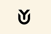 YU letter monogram Logo Design, a Branding & Logo Template by Vectoryzen (Thumbnail 1 of 2)