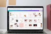 Jewel Instagram Feed Canva Templates, a Social Media Template by Cultive Creative (Thumbnail 3 of 13)