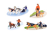 Assistance and working dogs set, an Animal Illustration by Good Studio (Thumbnail 3 of 4)